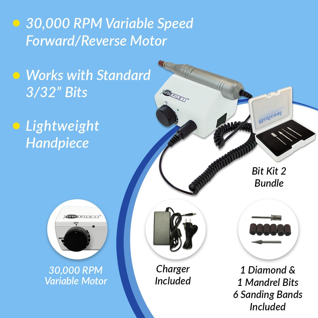 Medicool Turbo File II + Bit Kit 2
