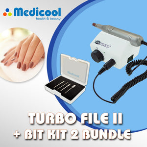 Medicool Turbo File II + Bit Kit 2