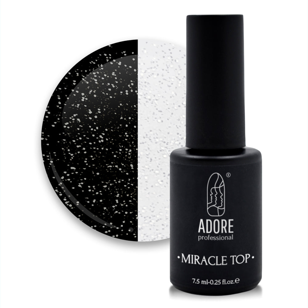 Adore Professional Sparkling Miracle Top- Silver Glitter