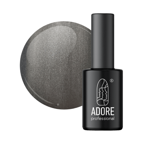 Adore Professional Metal Glass Cat Eye Gel Polish - Graphite Black