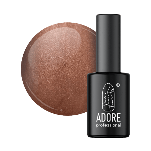 Adore Professional Metal Glass Cat Eye Gel Polish - Chestnut