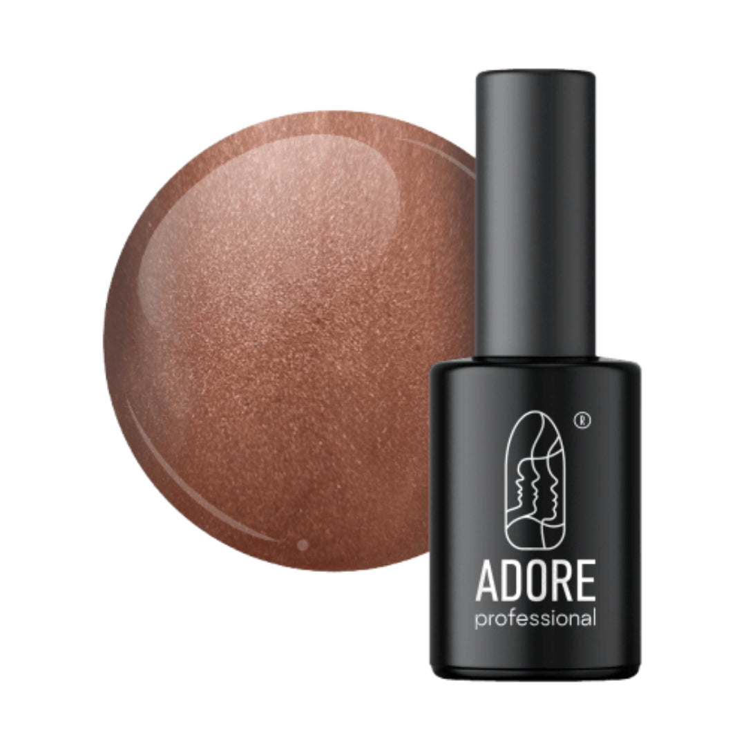 Adore Professional Metal Glass Cat Eye Gel Polish - Chestnut