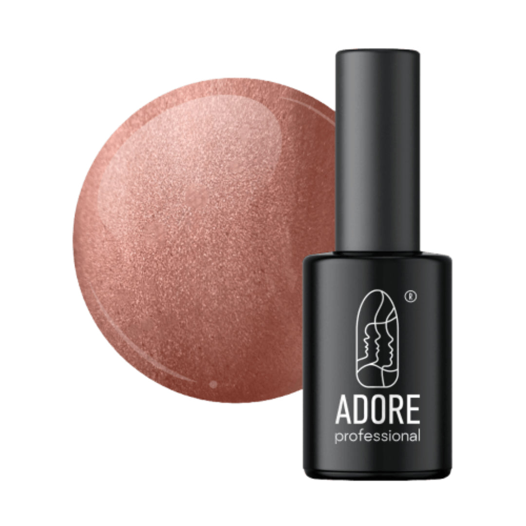 Adore Professional Metal Glass Cat Eye Gel Polish - Ruddy