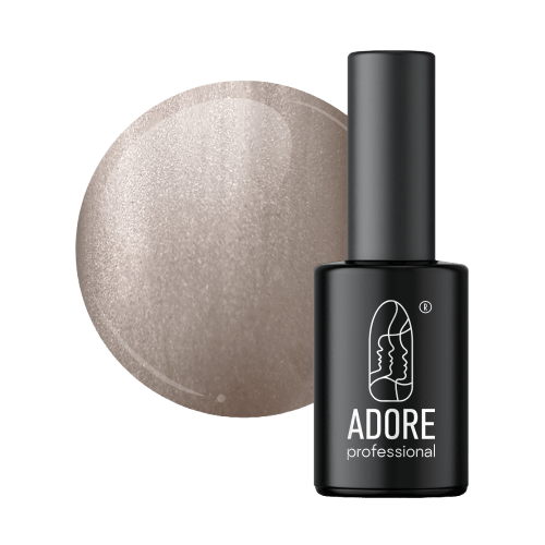 Adore Professional Metal Glass Cat Eye Gel Polish - Gray Beige