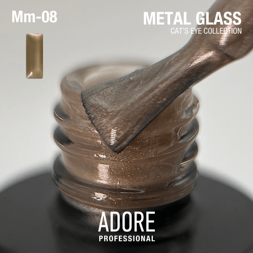Adore Professional Metal Glass Cat Eye Gel Polish - Beige