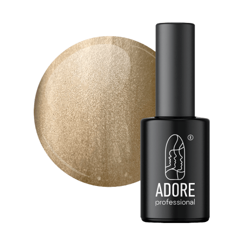 Adore Professional Metal Glass Cat Eye Gel Polish - Beige Brown