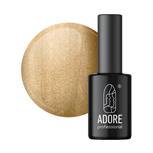 Adore Professional Metal Glass Cat Eye Gel Polish - Golden Brown