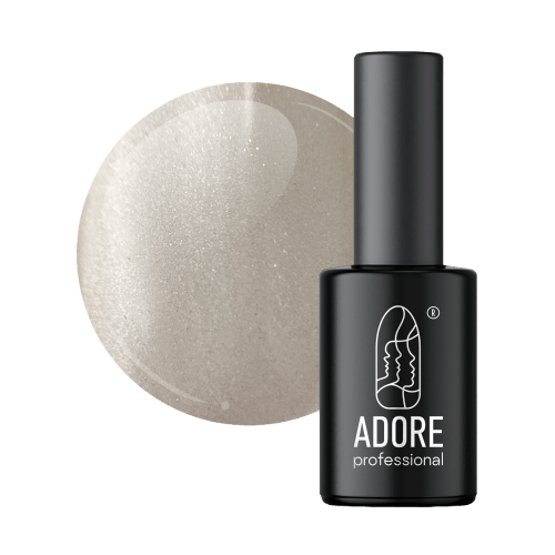 Adore Professional Metal Glass Cat Eye Gel Polish - White Gold