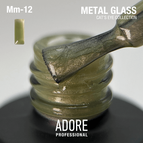 Adore Professional Metal Glass Cat Eye Gel Polish - Green Tea