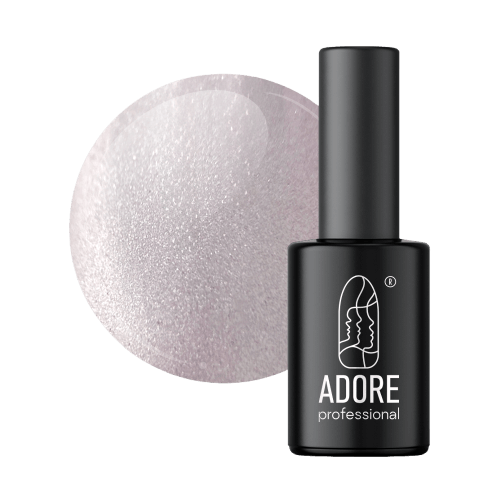 Adore Professional Metal Glass Cat Eye Gel Polish - Silver Lilac