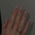 Adore Professional Metal Glass Cat Eye Gel Polish - Silver Lilac