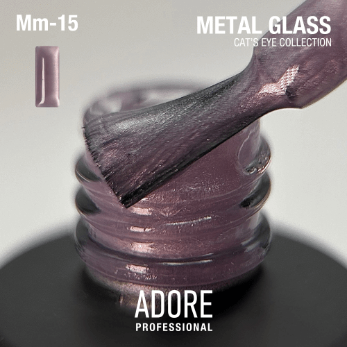 Adore Professional Metal Glass Cat Eye Gel Polish - Mauve