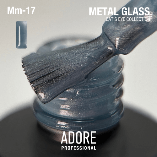 Adore Professional Metal Glass Cat Eye Gel Polish - Light Blue