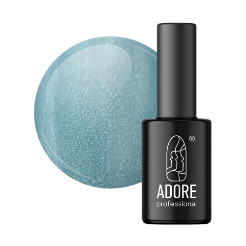 Adore Professional Metal Glass Cat Eye Gel Polish - Light Blue