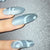 Adore Professional Metal Glass Cat Eye Gel Polish - Light Blue