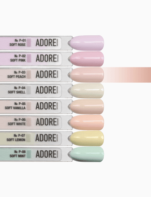 Adore Professional Pastel Gel Polish- Soft Peach