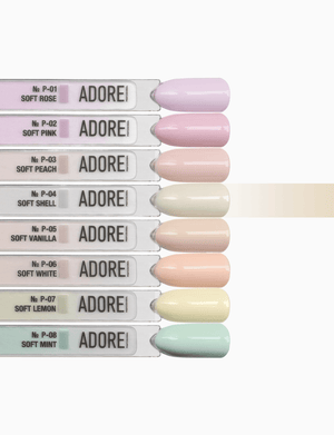 Adore Professional Pastel Gel Polish- Soft Shell