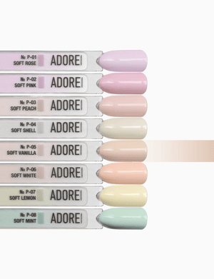 Adore Professional Pastel Gel Polish- Soft Vanilla