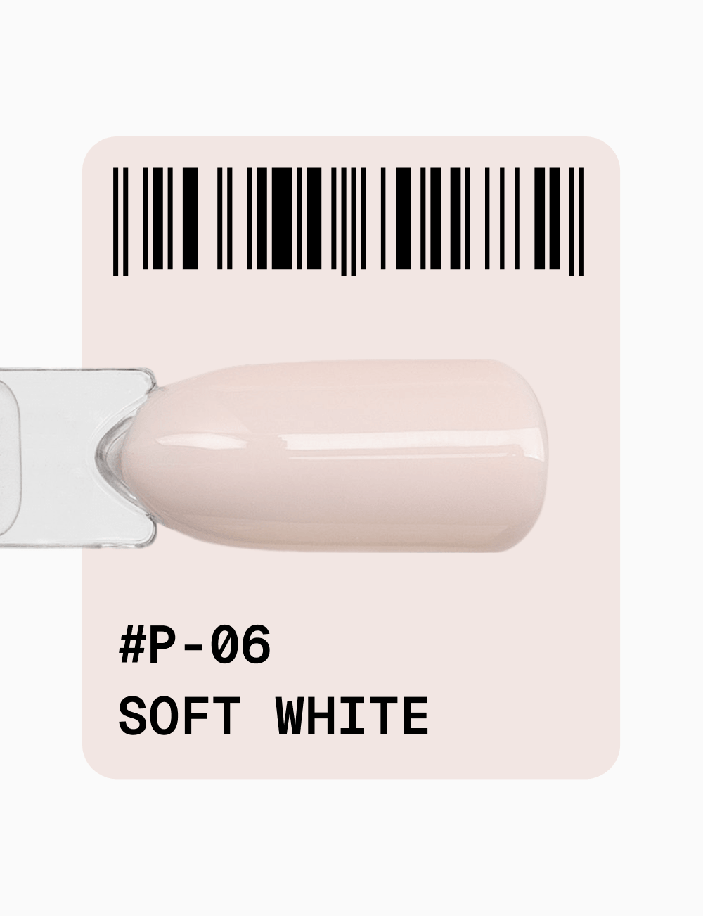 Adore Professional Pastel Gel Polish- Soft White