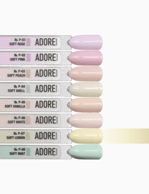 Adore Professional Pastel Gel Polish- Soft Lemon