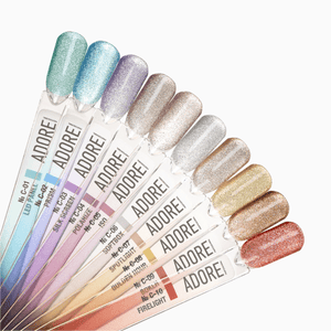 Adore Professional Crystal Flash Cat Eye Gel Polish - Blue