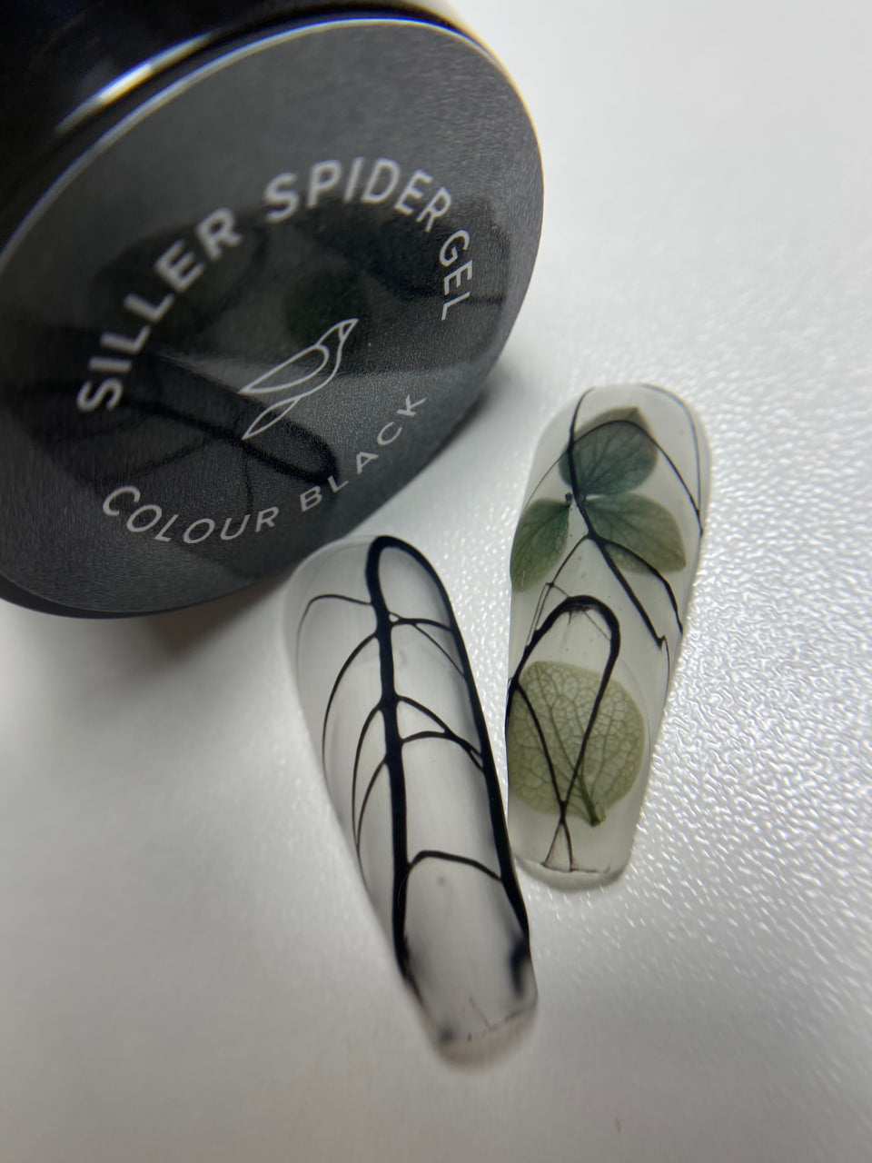 Siller "Spider Web" Gel Paint - Black