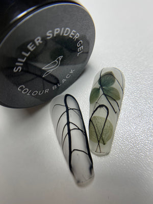 Siller "Spider Web" Gel Paint - Black
