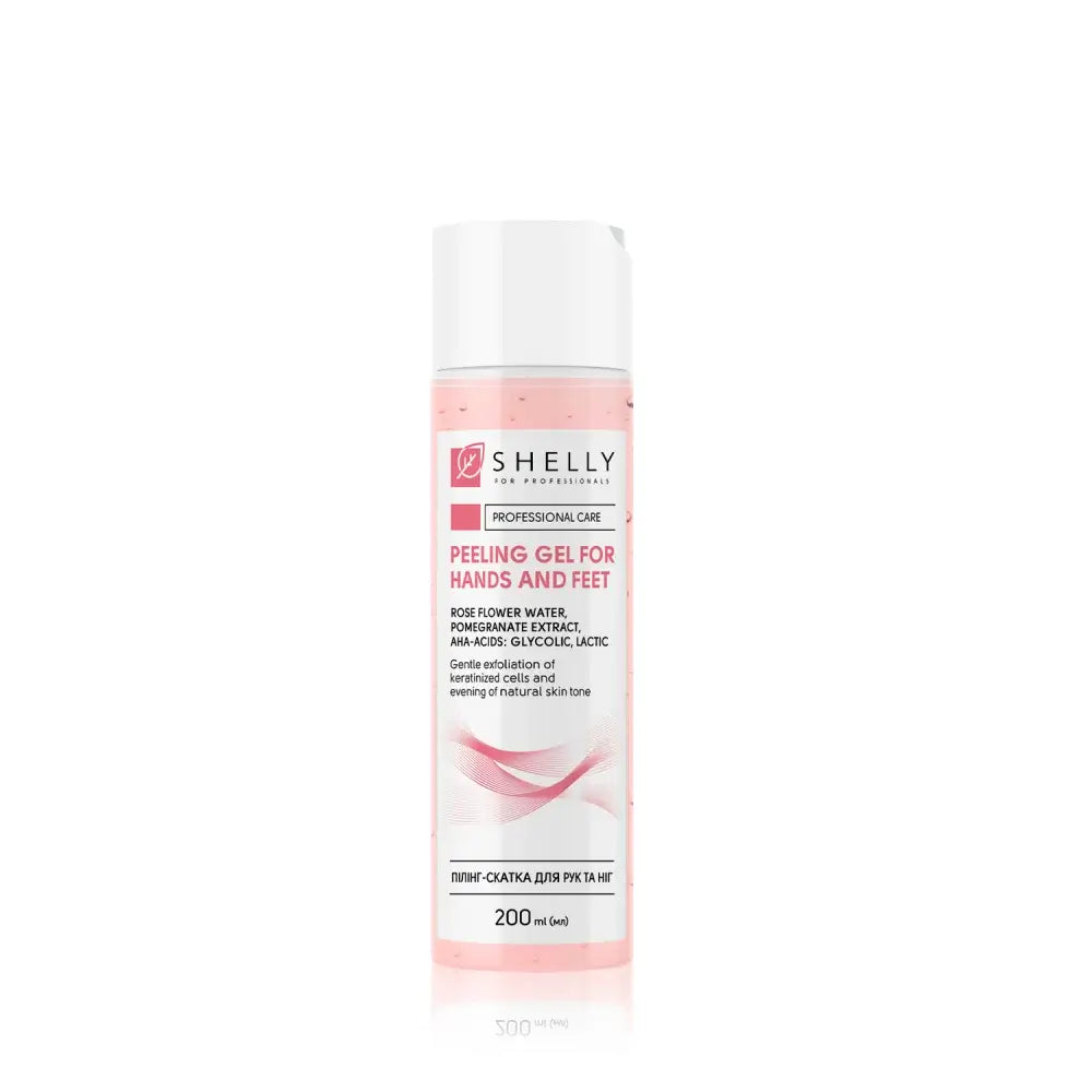 Shelly Peeling Roll for Hands & Feet with Rose Hydrolate, Pomegranate Extract & AHA Acids