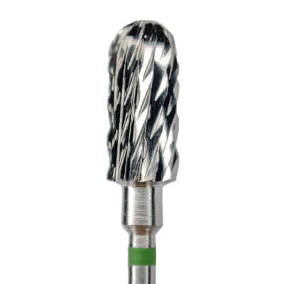KMIZ Terminator Carbide Rounded Cylinder E-File Nail Drill Bit - Double Cut 6.0mm