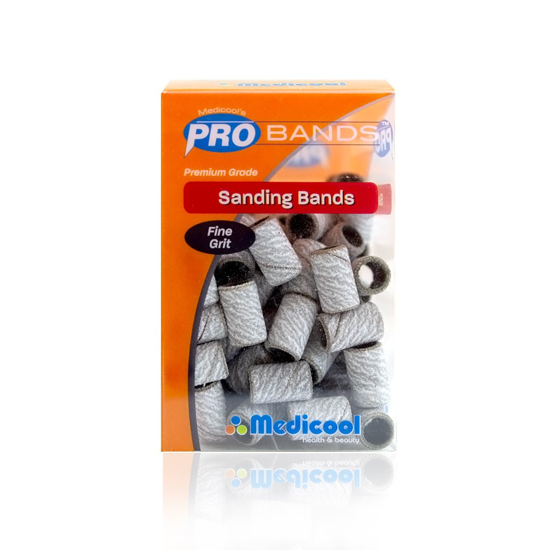 Medicool Pro Bits® White Sanding Bands for Nails
