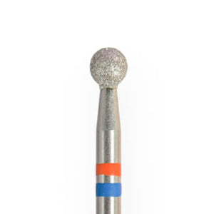 KMIZ Twin Diamond Ball E-File Nail Drill Bit - Fine & Medium