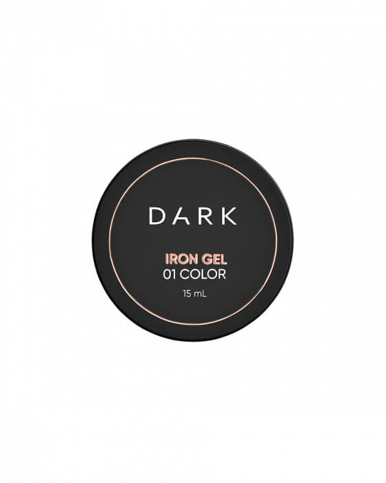 DARK Iron Gel #01 (DAMAGED EXTERIOR OF BOTTLE)
