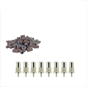 Red-Brown Sanding Bands and Mandrel Bundle