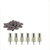 Red-Brown Sanding Bands and Mandrel Bundle
