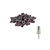 Red-Brown Sanding Bands and Mandrel Bundle