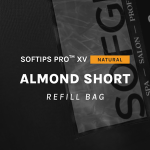 SOFGEL SOFTIPS PRO™ XV NATURAL - ALMOND SHORT