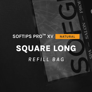 SOFGEL SOFTIPS PRO™ XV NATURAL - SQUARE LONG