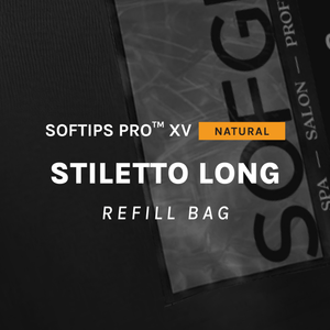 SOFGEL SOFTIPS PRO™ XV NATURAL - STILETTO LONG
