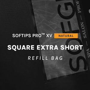 SOFGEL SOFTIPS PRO™ XV NATURAL - SQUARE EXTRA SHORT