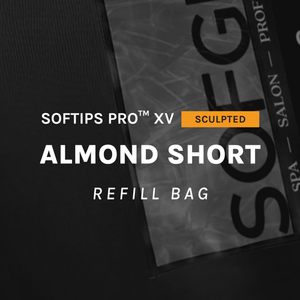 SOFGEL SOFTIPS PRO™ XV SCULPTED - ALMOND SHORT