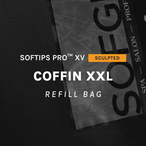 SOFGEL SOFTIPS PRO™ XV SCULPTED - COFFIN EXTRA EXTRA LONG