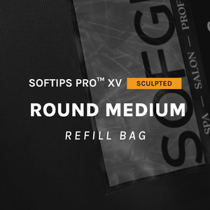 SOFGEL SOFTIPS PRO™ XV SCULPTED - ROUND MEDIUM