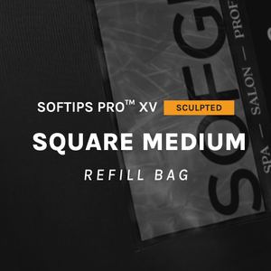 SOFGEL SOFTIPS PRO™ XV SCULPTED - SQUARE MEDIUM