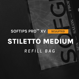 SOFGEL SOFTIPS PRO™ XV SCULPTED - STILETTO MEDIUM