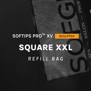 SOFGEL SOFTIPS PRO™ XV SCULPTED - SQUARE EXTRA EXTRA LONG