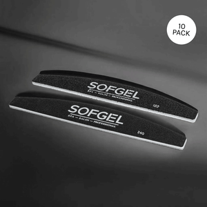 Sofgel Nail File - 120/180 grit emery board