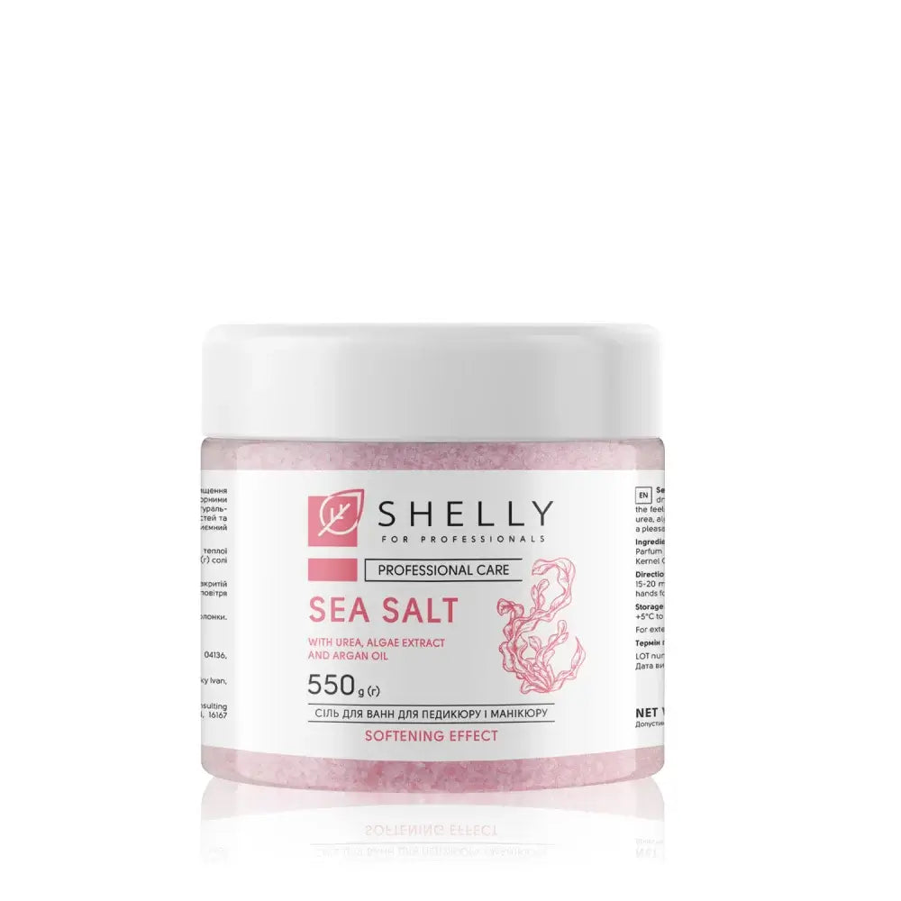 Shelly Bath Salts with Urea, Algae Extract and Argan Oil