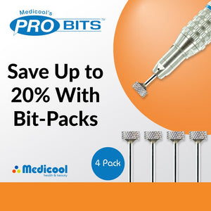 Medicool Silver Carbide Small Backfill Bits for Nails