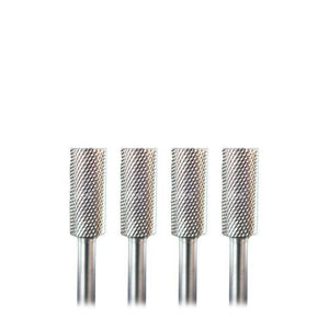 Medicool Silver Carbide Small Barrel Two-Way Bits for Nails