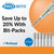 Medicool Silver Carbide Small Barrel Two-Way Bits for Nails